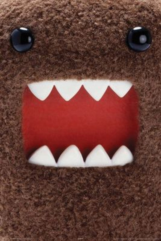 Domo Face Poster Print - Fun Wall Art for Home or Office