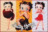 Betty Boop Trio Poster Print | Iconic Vintage Artwork