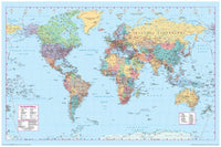 World Map 2 Rolled Poster Print - 22x34
