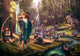 'Gaias Haven' art print by Anthony Christou featuring vibrant nature imagery.