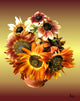Sunflower 7 Poster Print by Greg Murphy showcasing vibrant sunflowers.