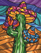 Sombrero 1 Poster Print by Jeff Maraska showcasing vibrant colors.