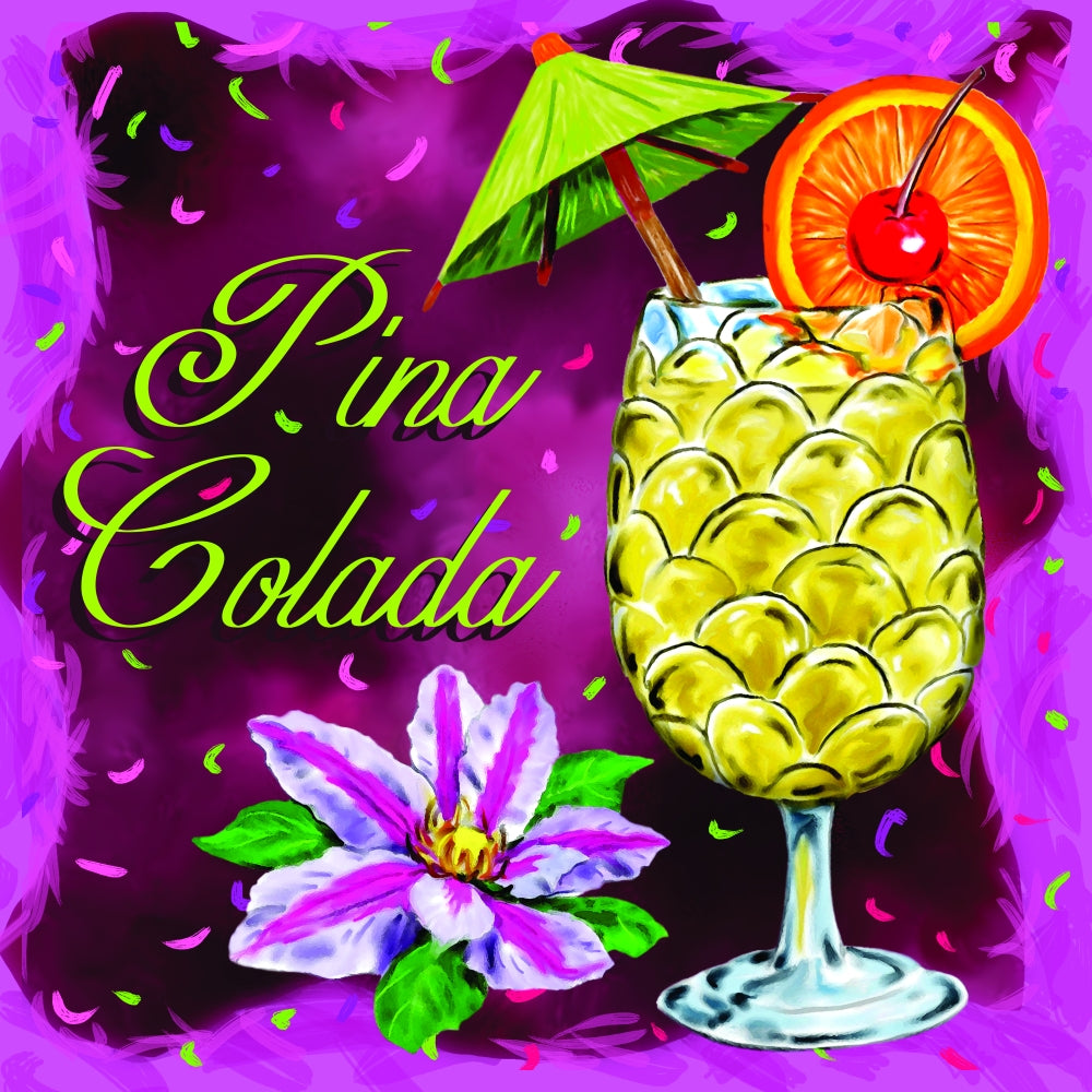 Pina Colada Art Print by Jeff Maraska - 12x12
