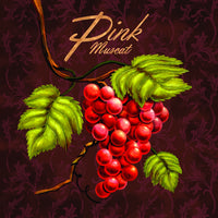 Pink Muscat art print by Jeff Maraska showcasing vibrant colors