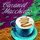 Cafe Macchiato Poster Print by Jeff Maraska, perfect for coffee lovers