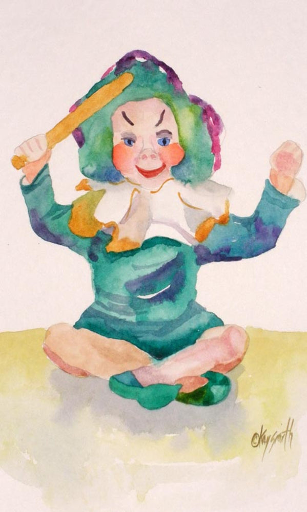 Leprechaun Poster Print by Kay Smith featuring a whimsical leprechaun design.