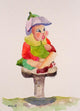 Leprechaun Mushroom Poster Print by Kay Smith, vibrant fantasy art