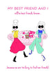 Lazy Friend Poster Print by Melissa Corsari, humorous wall art.
