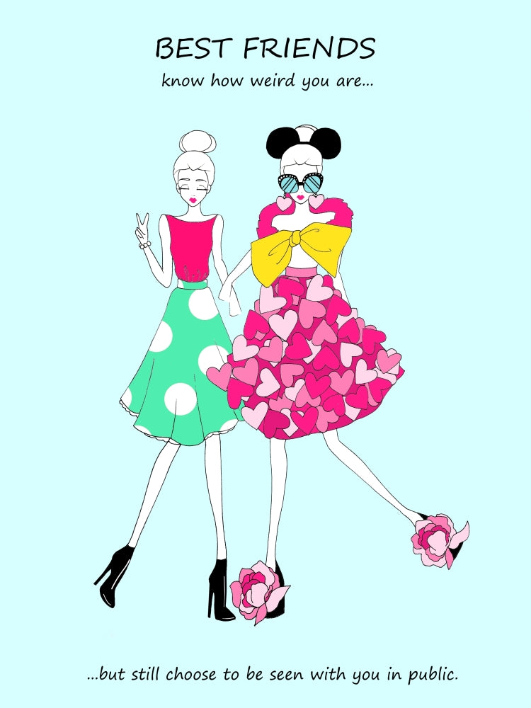 Weird Friend Poster Print by Melissa Corsari, vibrant artwork
