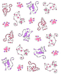 Cats Poster Print by Melissa Corsari featuring playful felines.