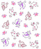 Cats Poster Print by Melissa Corsari featuring playful felines.