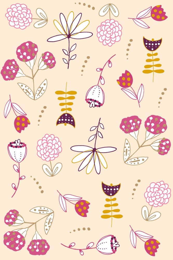 Flowers 2 Poster Print by Melissa Corsari showcasing vibrant floral artwork.