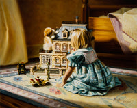 The Doll House Poster Print by Ron Bayens - whimsical art