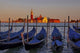 Gondolas at Sunset Poster Print by Siep Bueneker