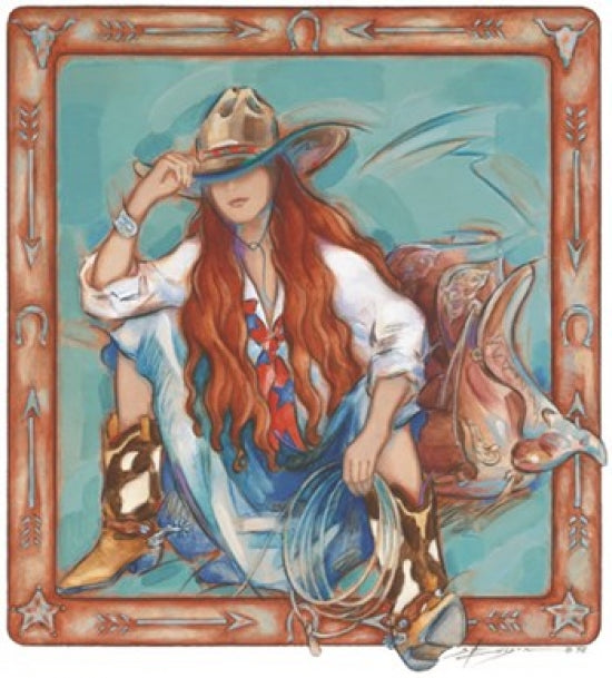 Down Time Poster Print by Susan Edison, 12x12 art print