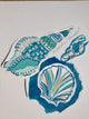 Shells1 Poster Print by Sara Henry featuring a collection of seashells.