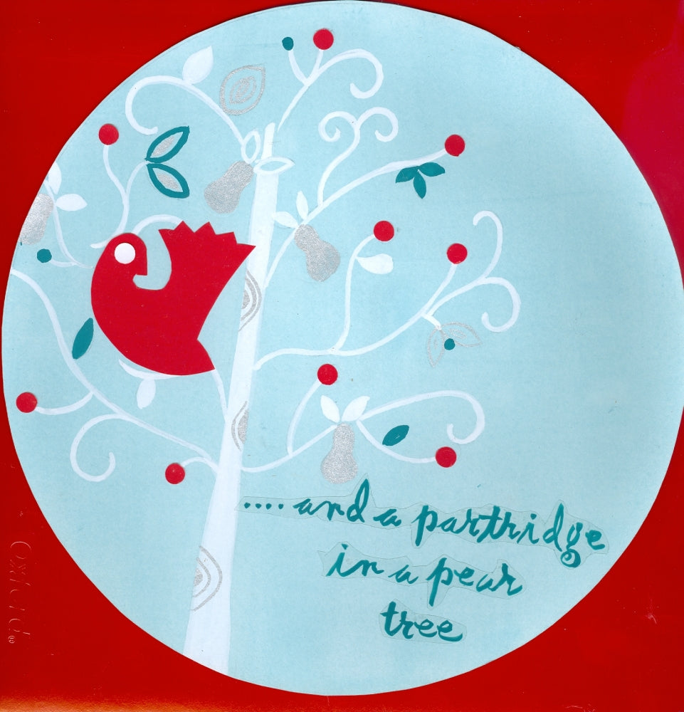 Partridge in a Pear Tree Poster Print by Sara Henry - 12x12