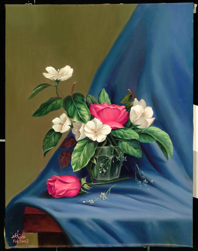 Rose Poster Print by Shiva - Beautiful floral artwork