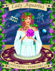 Aquarius Poster Print by Sheila Kalisher featuring vibrant zodiac design.