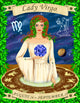 Virgo Poster Print by Sheila Kalisher showcasing zodiac art.