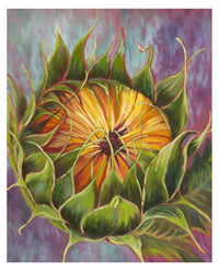 Bursting on the Scene Poster Print by Vivian Dunbar showcasing vibrant colors and dynamic design.
