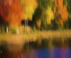 Abstract Fall Art Print by George Theodore depicting autumn colors