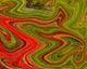 Abstract Swirl Poster Print by George Theodore showcasing vibrant colors and modern design.