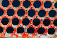Details of Rust and Paint on Metal Poster Print by Zandria Muench Beraldo