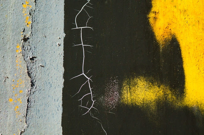 Details of Rust and Paint on Metal Poster Print by Zandria Muench Beraldo