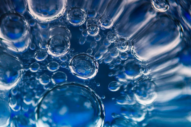 Frozen Bubbles Poster Print by Zandria Muench Beraldo showcasing ice encased bubbles