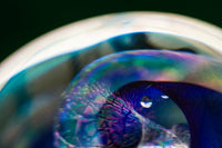 Macro of Colorful Glass Art Print by Zandria Muench Beraldo