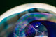 Macro of Colorful Glass Art Print by Zandria Muench Beraldo