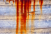 Rust Abstract Poster Print by Zandria Muench Beraldo showcasing warm earthy tones.