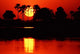 Tropical Sunset in North Central Botswana Poster Print by Charles Sleicher, showcasing vibrant colors and serene landscape.