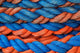 Pattern of rope on cruise ship on the Nile River in Egypt, poster print by Adam Jones.