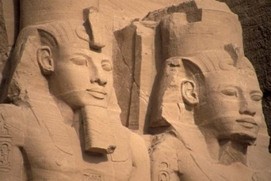 Statues of Ramses II at Abu Simbel poster print by Cindy Miller Hopkins