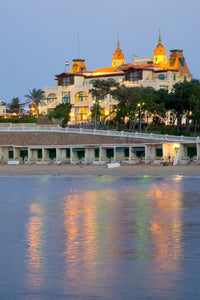 El Salamiek Palace Hotel and Casino Poster Print by Darrell Gulin