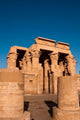 Kom Ombo Temple Poster Print by Michael DeFreitas, featuring vibrant colors and intricate details.