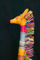 Embroidered Giraffe Craft Poster Print by Keren Su