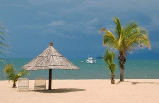 Lake Malawi Resort Makakola Poster Print by Roy Schwarz