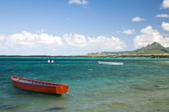 Fishing Boat, Trou D'Eau Douce, Mauritius Poster Print by Stuart Westmorland