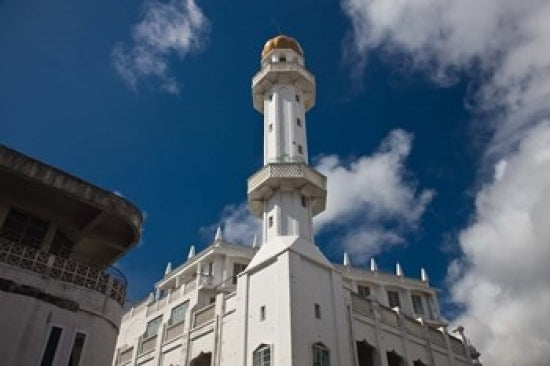 Jummah Mosque Poster Print by Walter Bibikow showcasing stunning architecture.