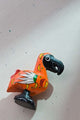Orange Wooden Dodo Bird Toy Poster Print by Walter Bibikow, vibrant art for children's decor.