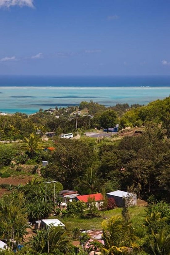 Mauritius Rodrigues Island Poster Print by Walter Bibikow showcasing tropical beauty.