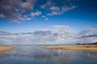 Mauritius Tamarin Bay Dawn Poster Print by Walter Bibikow