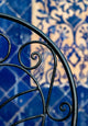 Fes Close-up of wrought-iron design poster print by Bill Young