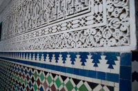 Close-Up Design of Islamic Law Courts in Morocco Poster Print