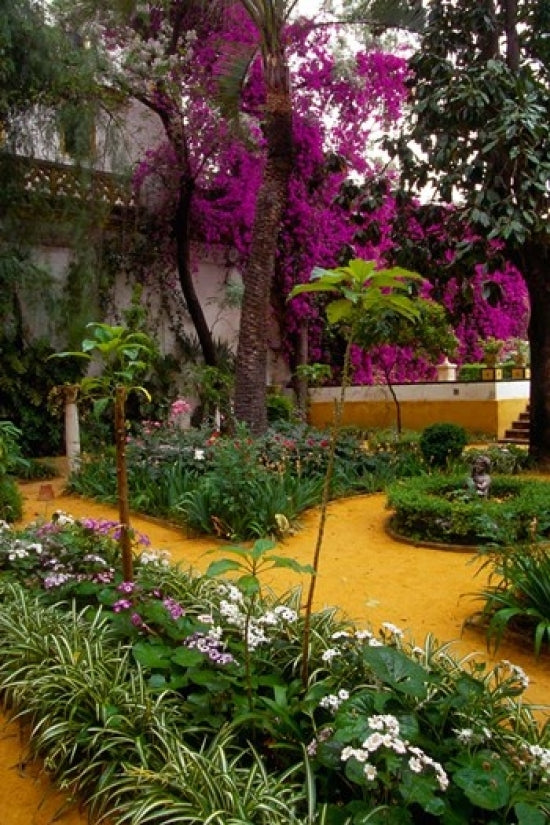 Garden Courtyard in Marrakech, Morocco Poster Print by John & Lisa Merrill