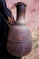 Copper water jug carried from well to homes - Moroccan poster print.