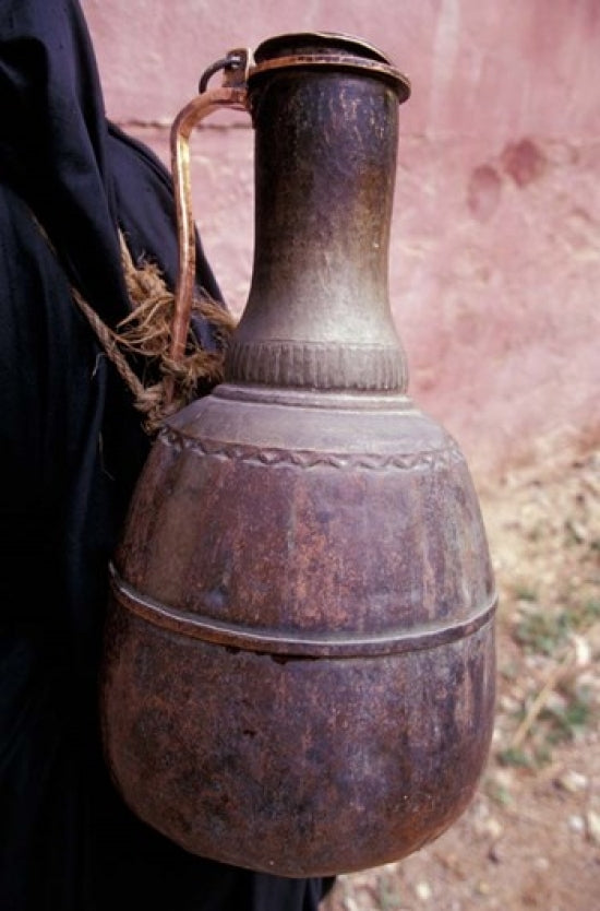 Copper Water Jug Carried from Well to Homes, Morocco Poster Print